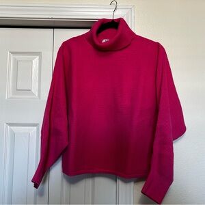 Old Navy Women's Fuchsia Turtleneck Sweater